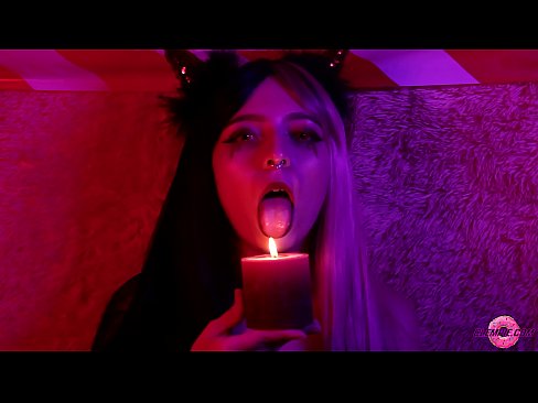❤️ Broche apaixonado de Succubus Sexy com preenchimento da boca ️ Porno em nós ☑